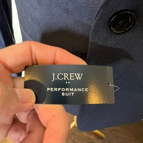 J.Crew Mens $398 Performance Suit Jacket Navy Size 42R AU591 - Picture 10 of 12